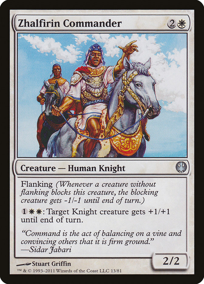 Zhalfirin Commander [Duel Decks: Knights vs. Dragons] | Card Citadel