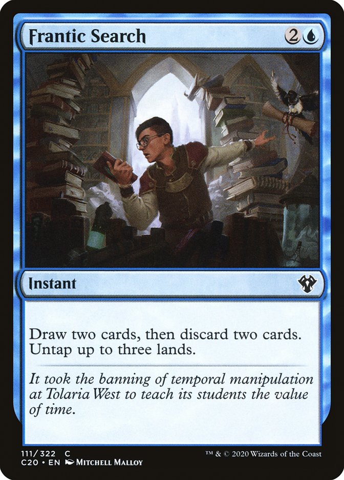 Frantic Search [Commander 2020] | Card Citadel