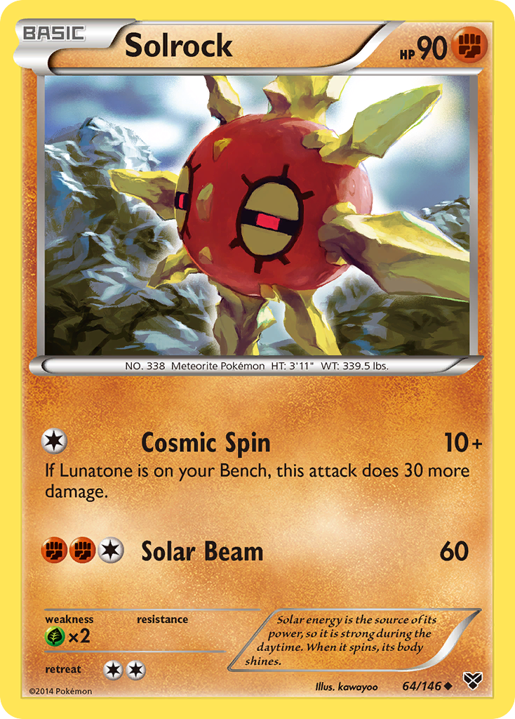 Solrock (64/146) [XY: Base Set] | Card Citadel