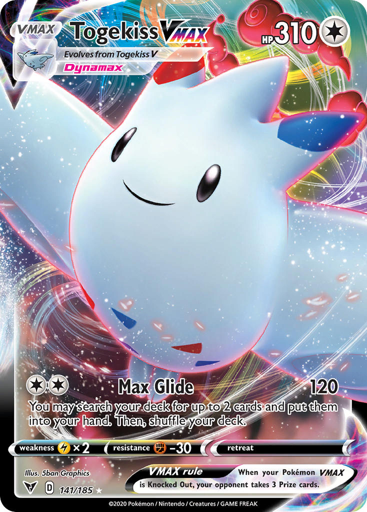 Togekiss VMAX (141/185) [Sword & Shield: Vivid Voltage] | Card Citadel