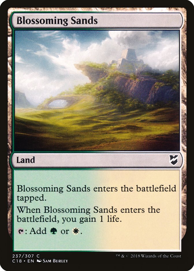 Blossoming Sands [Commander 2018] | Card Citadel