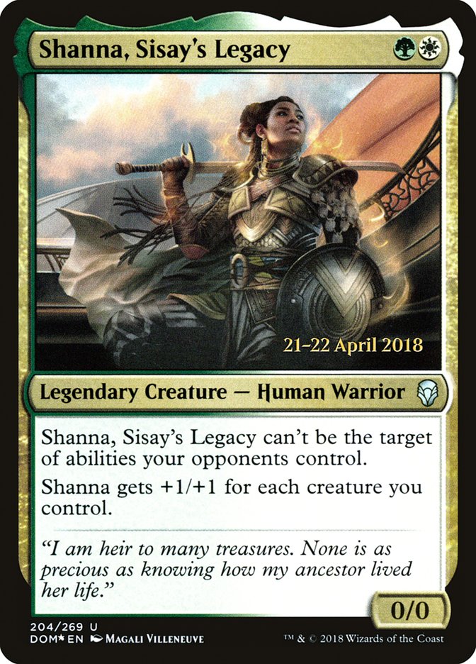 Shanna, Sisay's Legacy [Dominaria Prerelease Promos] | Card Citadel