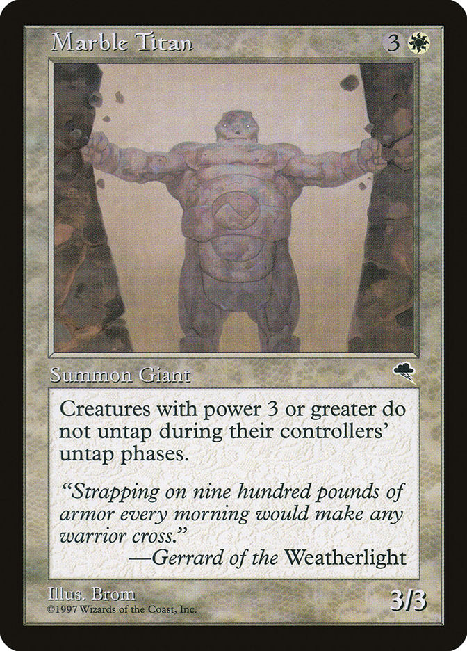 Marble Titan [Tempest] | Card Citadel