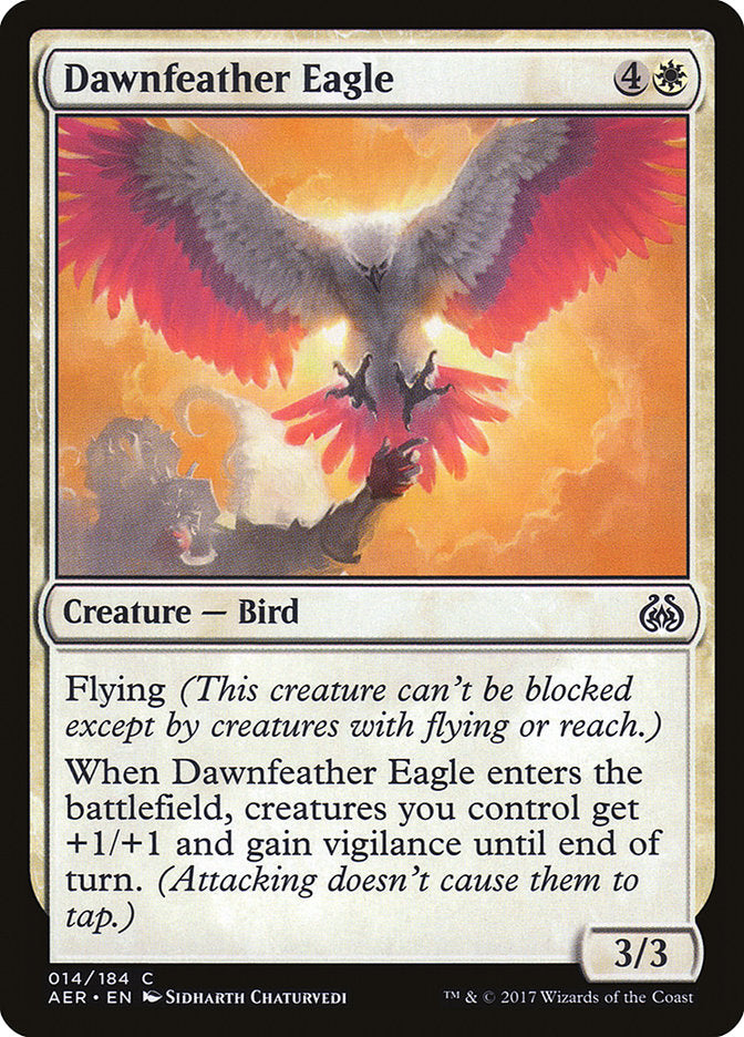 Dawnfeather Eagle (Intro Pack) [Aether Revolt Promos] | Card Citadel