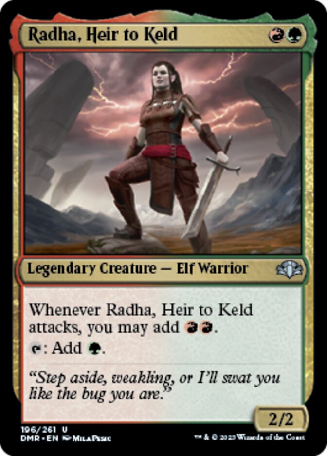 Radha, Heir to Keld [Dominaria Remastered] | Card Citadel