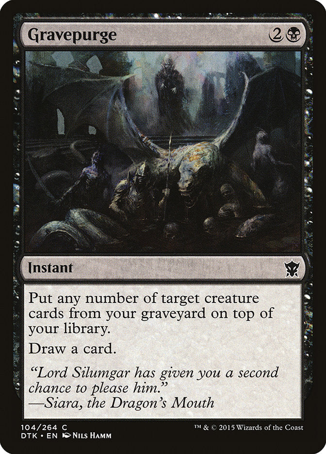 Gravepurge [Dragons of Tarkir] | Card Citadel