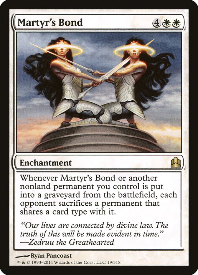 Martyr's Bond [Commander 2011] | Card Citadel