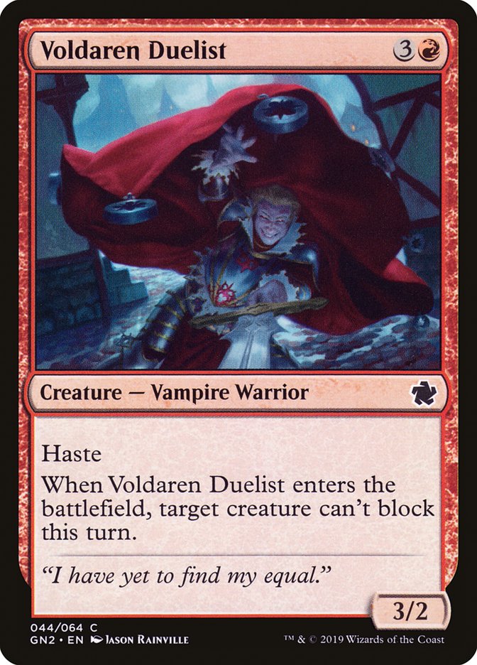 Voldaren Duelist [Game Night 2019] | Card Citadel