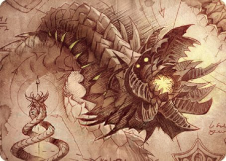 Wurmcoil Engine Art Card [The Brothers' War Art Series] | Card Citadel