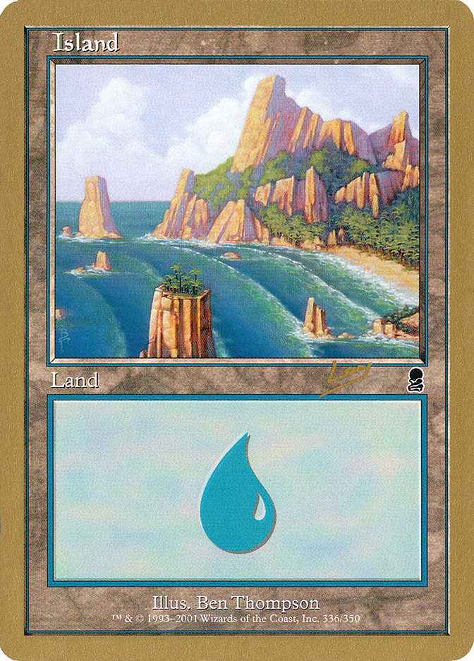 Island (rl336a) (Raphael Levy) [World Championship Decks 2002] | Card Citadel