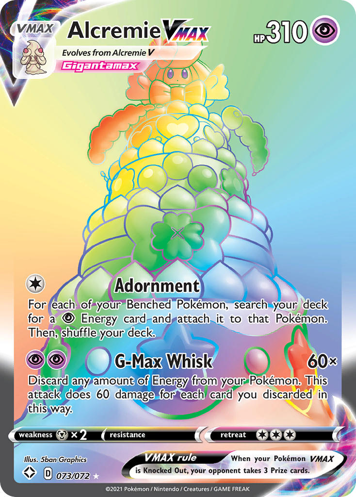 Alcremie VMAX (073/072) [Sword & Shield: Shining Fates] | Card Citadel