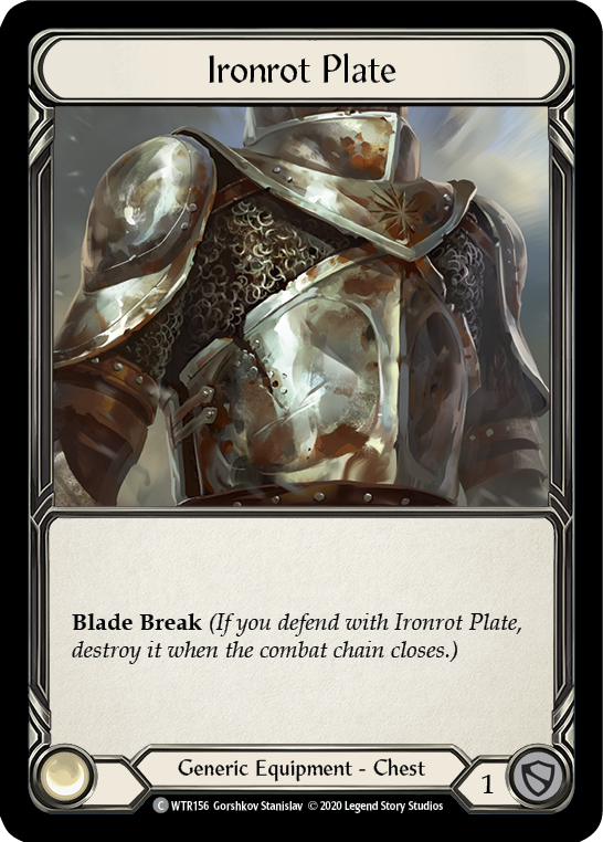 Ironrot Plate [U-WTR156] (Welcome to Rathe Unlimited)  Unlimited Normal | Card Citadel