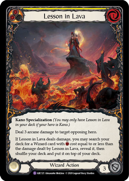 Lesson in Lava [ARC121] Unlimited Normal | Card Citadel