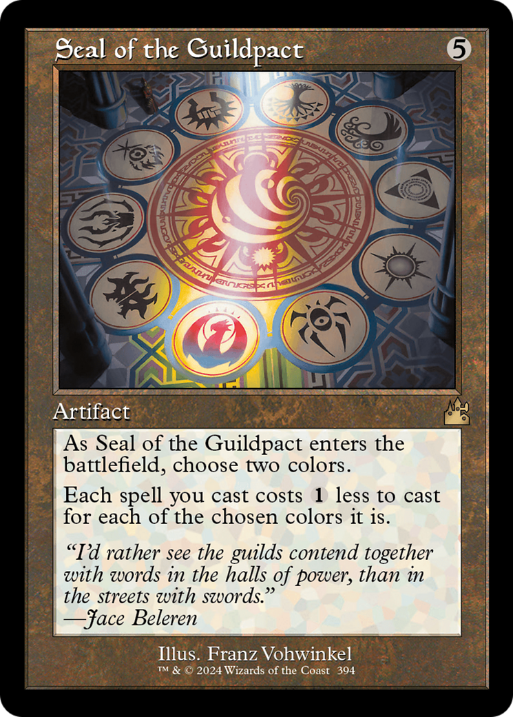 Seal of the Guildpact (Retro Frame) [Ravnica Remastered] | Card Citadel