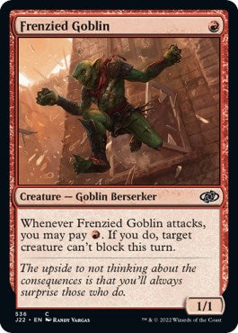 Frenzied Goblin [Jumpstart 2022] | Card Citadel