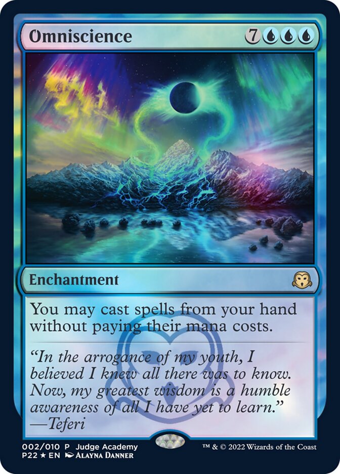 Omniscience [Judge Gift Cards 2022] | Card Citadel