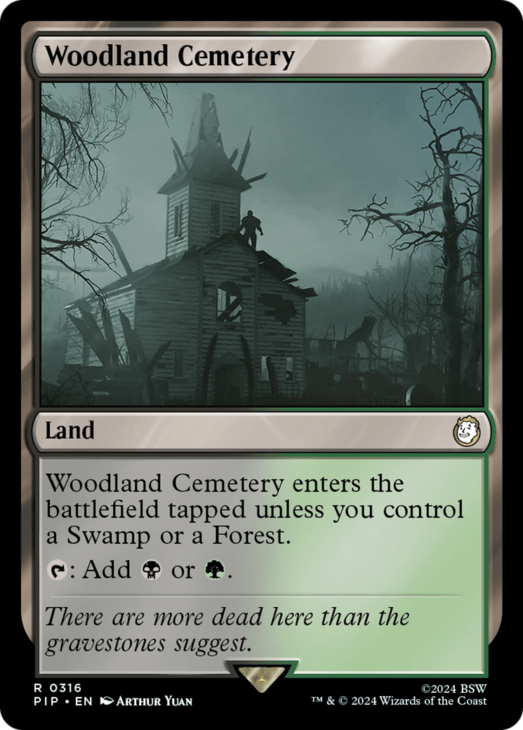 Woodland Cemetery [Fallout] | Card Citadel