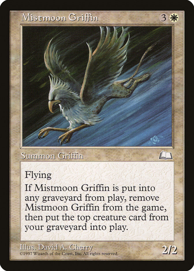 Mistmoon Griffin [Weatherlight] | Card Citadel