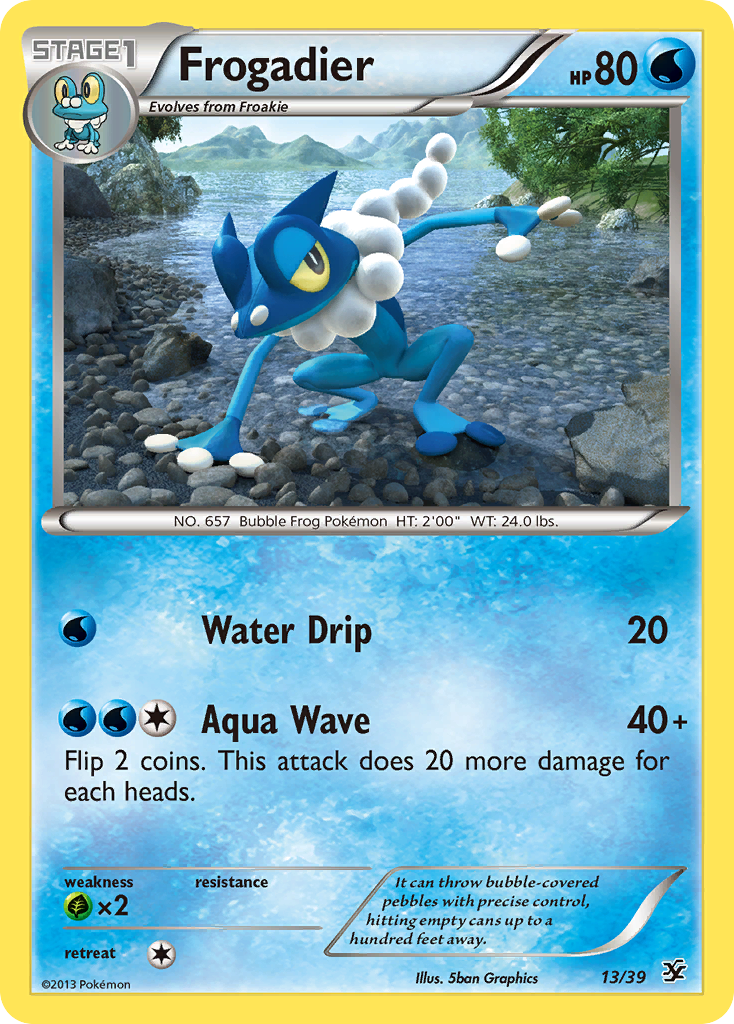 Frogadier (13/39) [XY: Kalos Starter Set] | Card Citadel