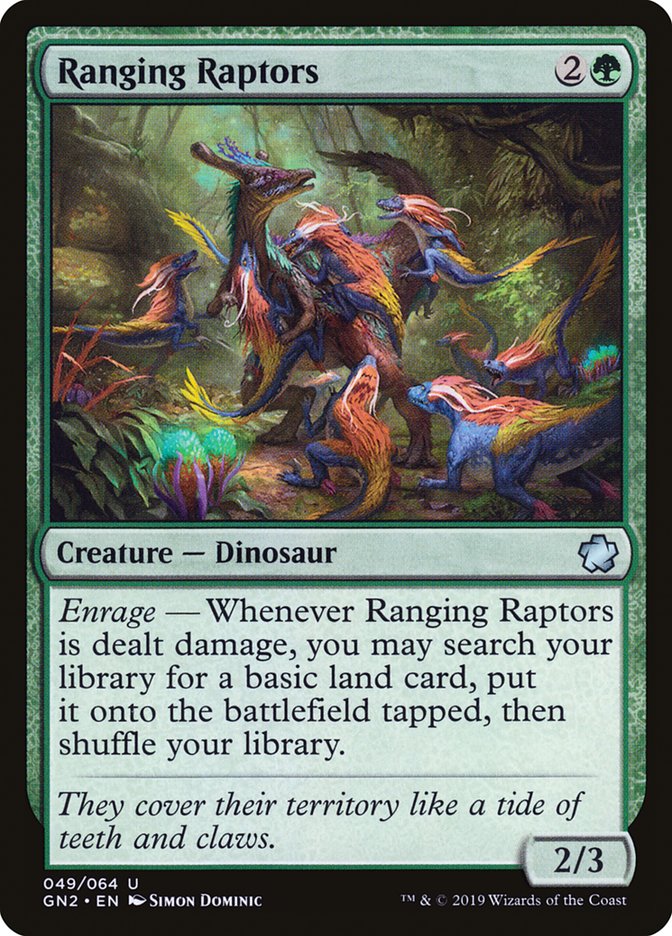 Ranging Raptors [Game Night 2019] | Card Citadel