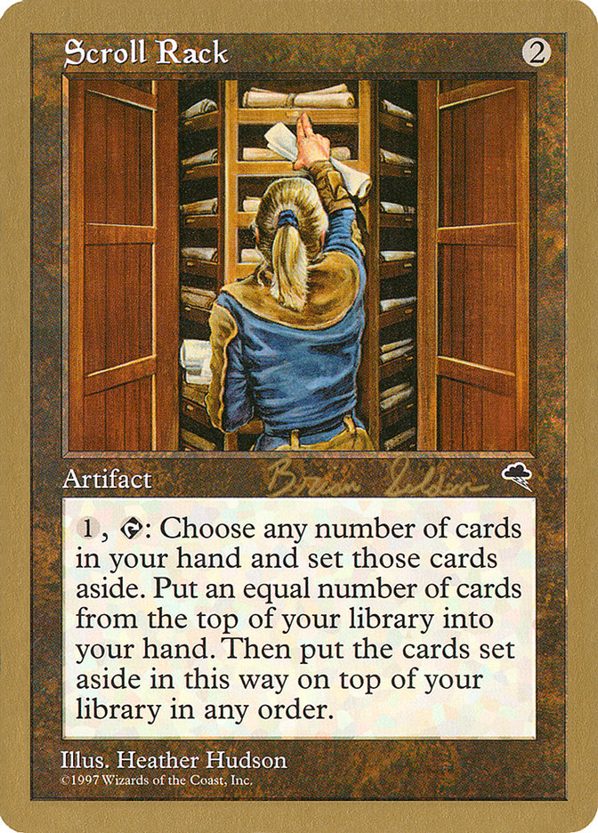 Scroll Rack (Brian Selden) [World Championship Decks 1998] | Card Citadel
