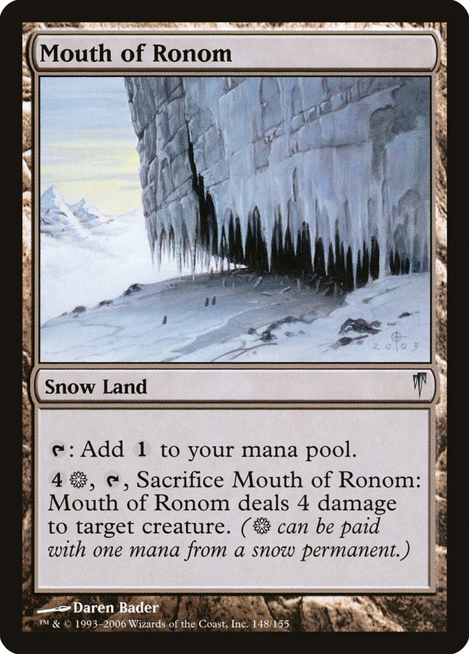 Mouth of Ronom [Coldsnap] | Card Citadel