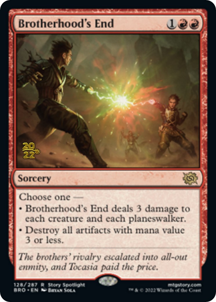 Brotherhood's End [The Brothers' War: Prerelease Promos] | Card Citadel