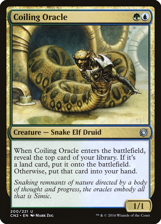 Coiling Oracle [Conspiracy: Take the Crown] | Card Citadel