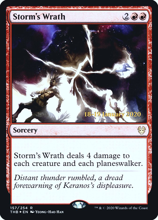 Storm's Wrath [Theros Beyond Death Prerelease Promos] | Card Citadel