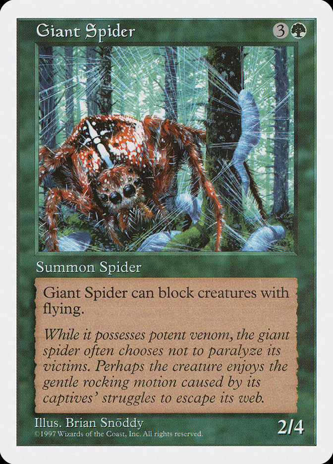 Giant Spider [Fifth Edition] | Card Citadel