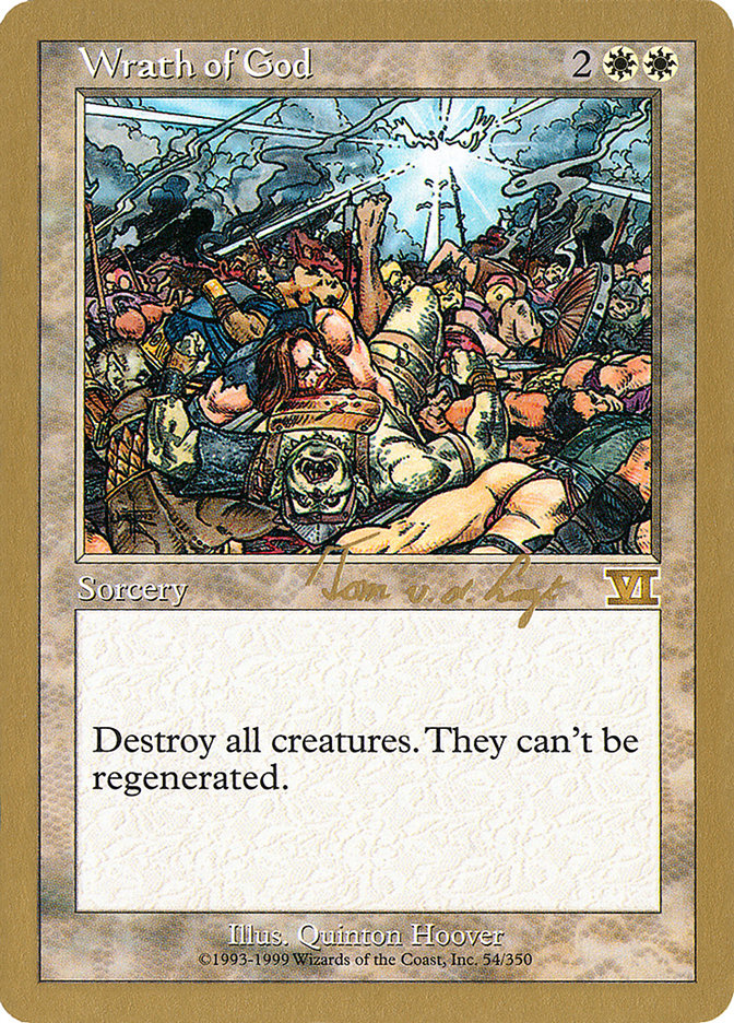 Wrath of God (Tom van de Logt) [World Championship Decks 2000] | Card Citadel