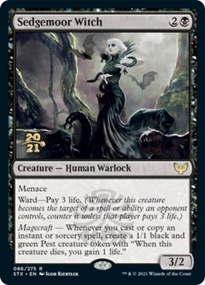 Sedgemoor Witch [Strixhaven: School of Mages Prerelease Promos] | Card Citadel