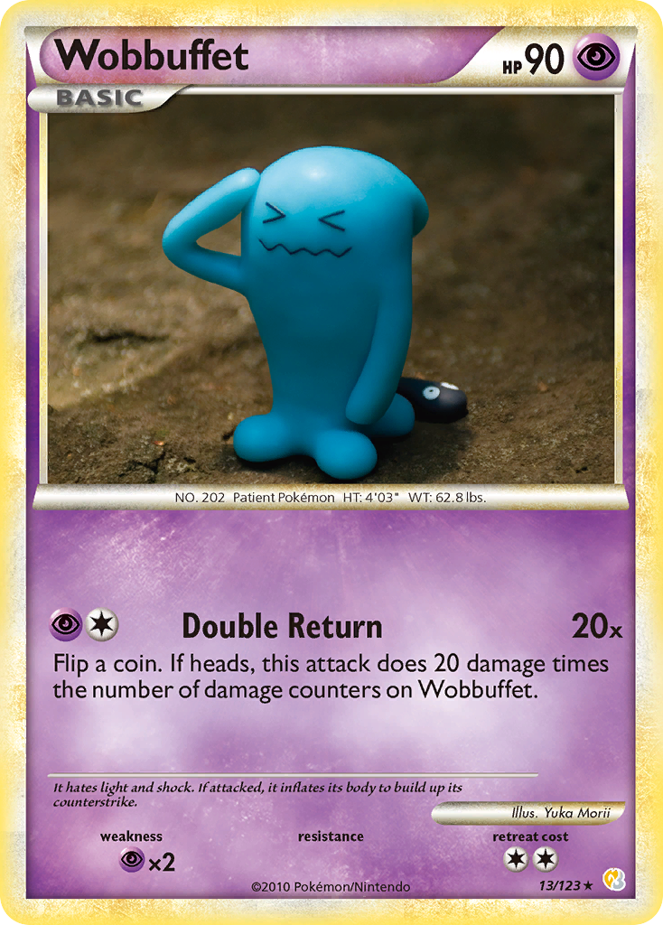 Wobbuffet (13/123) [HeartGold & SoulSilver: Base Set] | Card Citadel