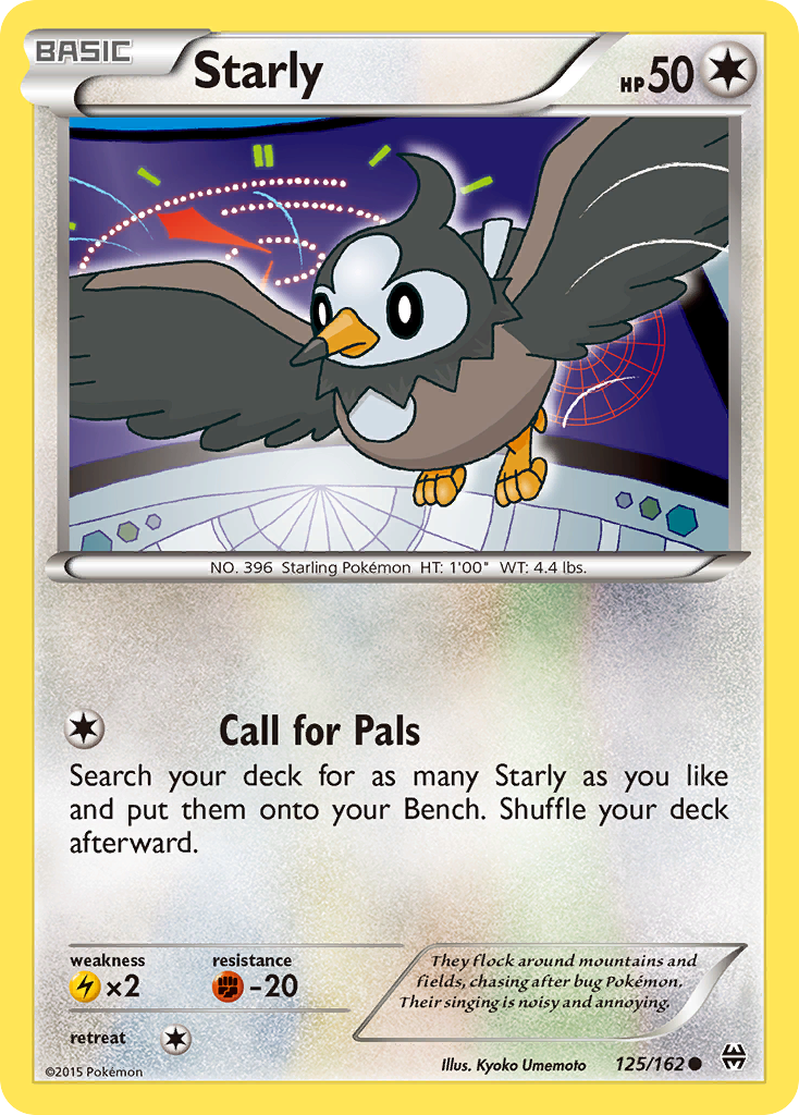 Starly (125/162) [XY: BREAKthrough] | Card Citadel