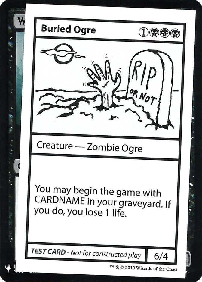 Buried Ogre [Mystery Booster Playtest Cards] | Card Citadel