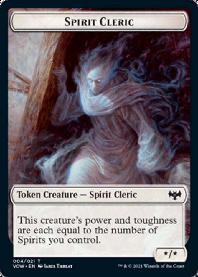 Spirit Cleric Token [Innistrad: Crimson Vow Tokens] | Card Citadel