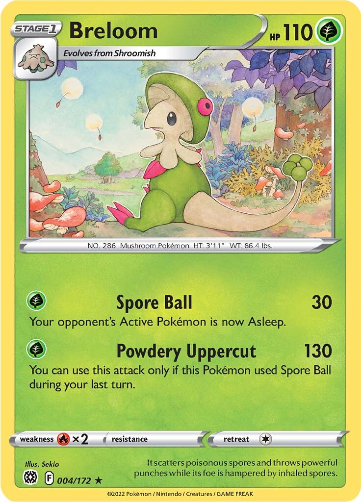 Breloom (004/172) [Sword & Shield: Brilliant Stars] | Card Citadel