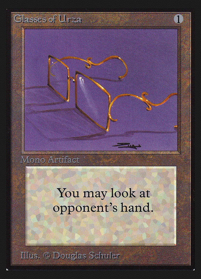 Glasses of Urza (IE) [Intl. Collectors’ Edition] | Card Citadel