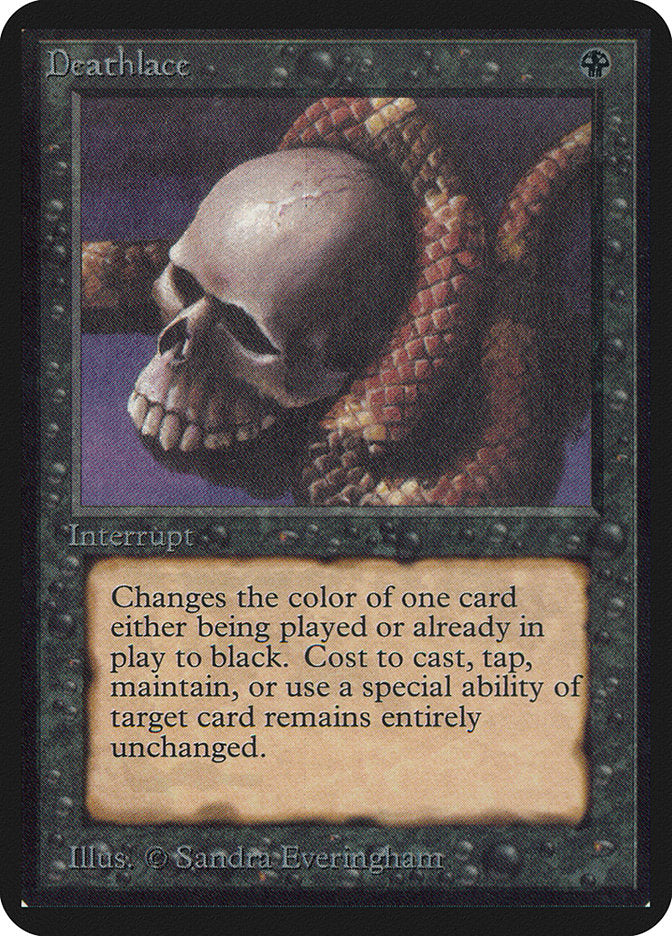 Deathlace [Limited Edition Alpha] | Card Citadel