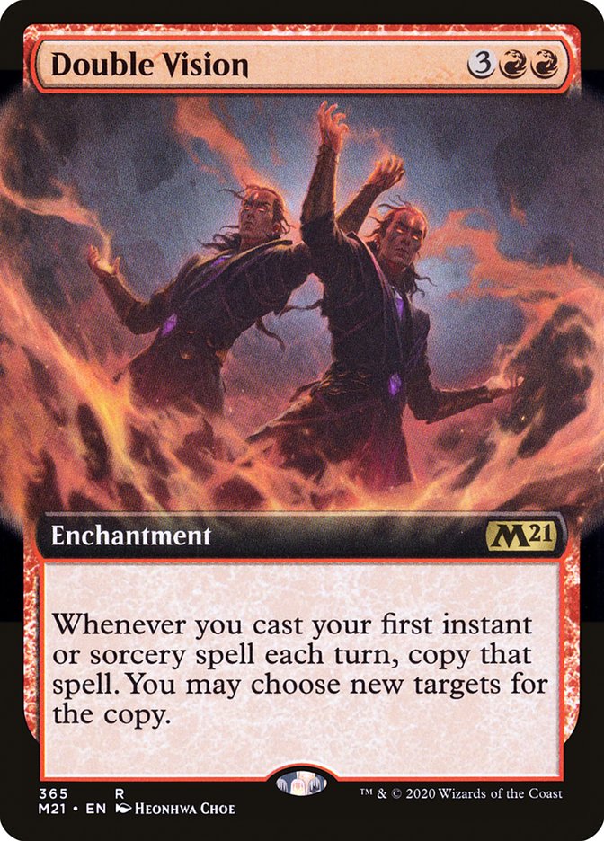 Double Vision (Extended Art) [Core Set 2021] | Card Citadel