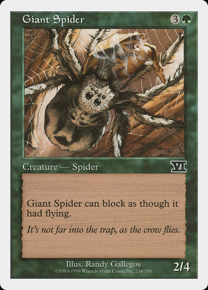 Giant Spider [Classic Sixth Edition] | Card Citadel