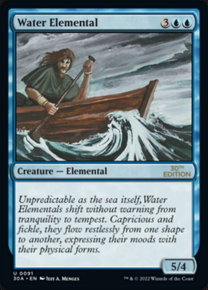 Water Elemental [30th Anniversary Edition] | Card Citadel