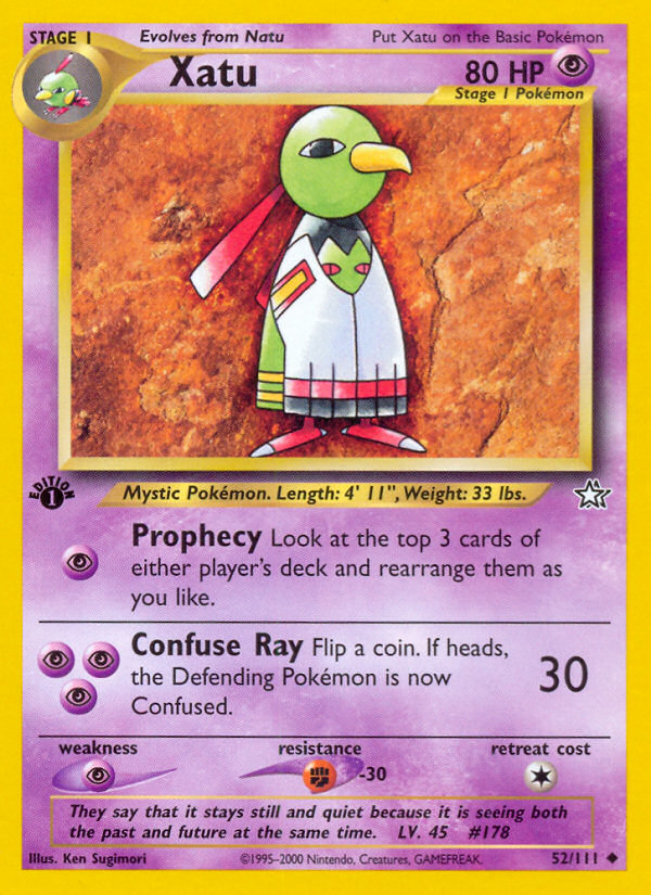 Xatu (52/111) [Neo Genesis 1st Edition] | Card Citadel