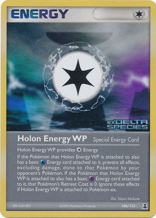 Holon Energy WP (106/113) (Stamped) [EX: Delta Species] | Card Citadel