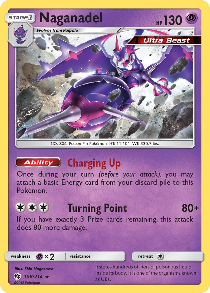 Naganadel(108/214) (Theme Deck Exclusive) [Sun & Moon: Lost Thunder] | Card Citadel