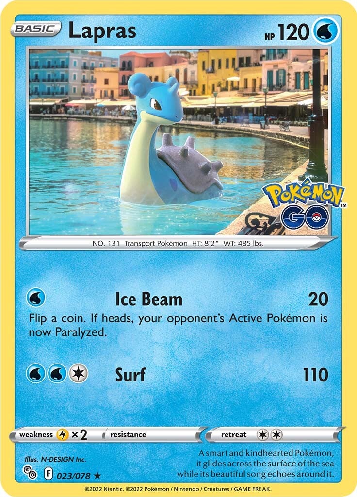 Lapras (023/078) [Pokémon GO] | Card Citadel