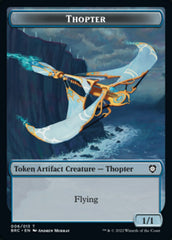 Copy // Thopter (006) Double-Sided Token [The Brothers' War Commander Tokens] | Card Citadel