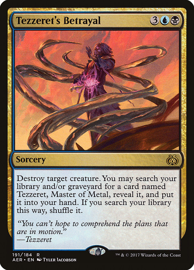 Tezzeret's Betrayal [Aether Revolt] | Card Citadel