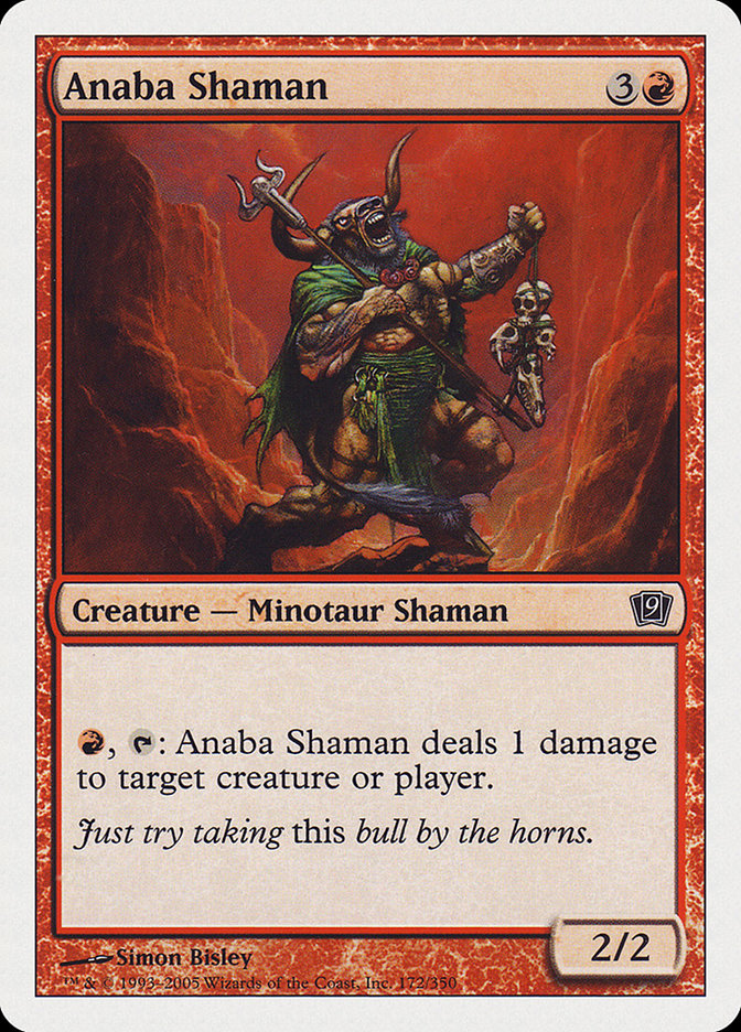 Anaba Shaman [Ninth Edition] | Card Citadel