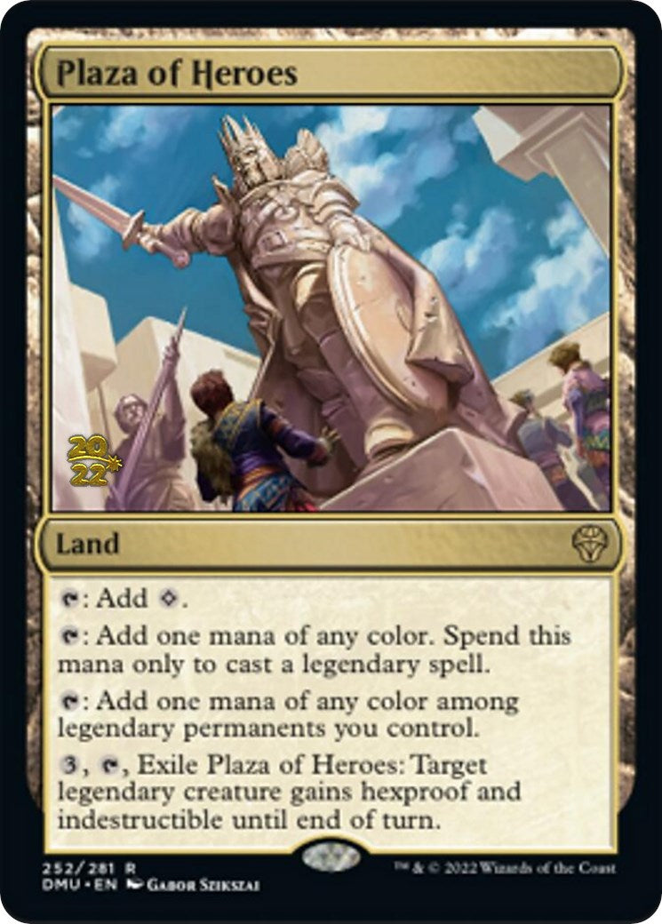 Plaza of Heroes [Dominaria United Prerelease Promos] | Card Citadel